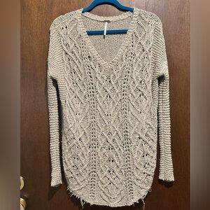 Free People Cross My Heart Sweater Size XS